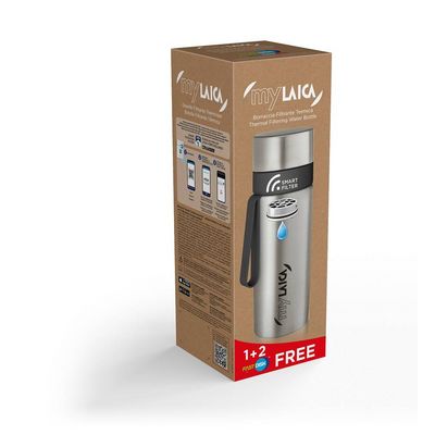 Laica Filtrační thermo láhev, černá
