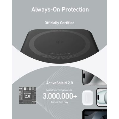 Anker 633 Magnetic Wireless Power Bank 10000mAh, Black (A1654G11)