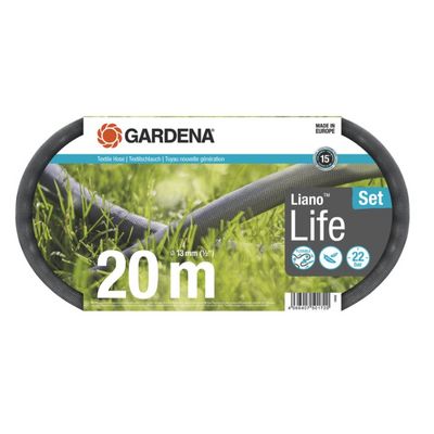Gardena 18450-20 textilní hadice Liano Life 20 m – sada