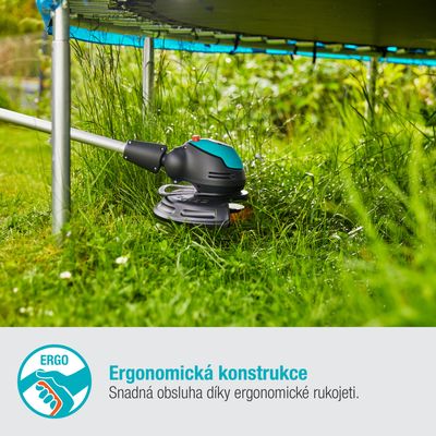 Gardena 14700-20 Aku trimmer EasyCut 23/18V P4A - sada
