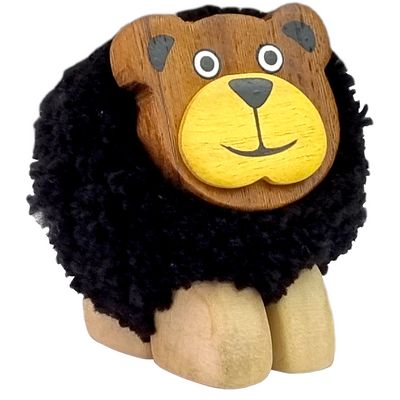 2Kids Toys Dřevěná figurka XL pompon Medvěd