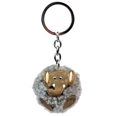 2Kids Toys Dřevěná klíčenka pompon Slon