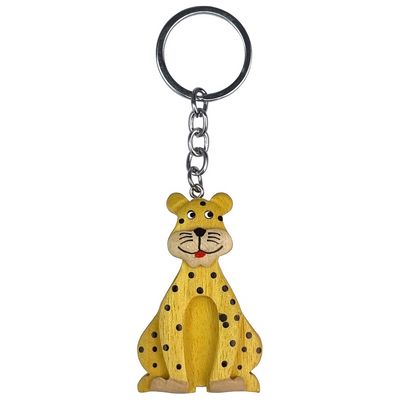 2Kids Toys Dřevěná klíčenka velká Leopard