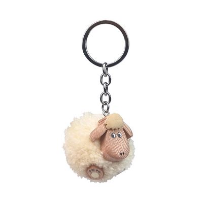 2Kids Toys Dřevěná klíčenka pompon Ovce
