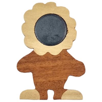 2Kids Toys Dřevěná magnetka velká Lev stojící