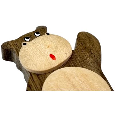 2Kids Toys Dřevěná magnetka velká Hroch