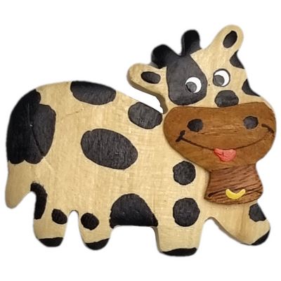 2Kids Toys Dřevěná magnetka velká Kráva