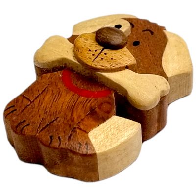 2Kids Toys Dřevěná magnetka velká Pes s kostí