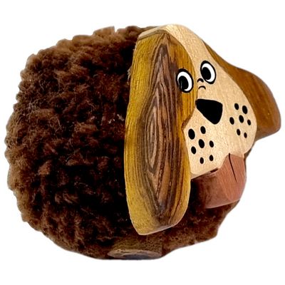 2Kids Toys Dřevěná magnetka velká pompon Pes