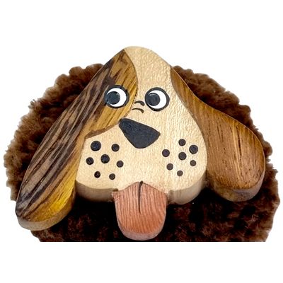 2Kids Toys Dřevěná magnetka velká pompon Pes