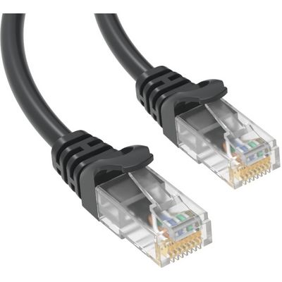 Conexpro patch kabel UTP, CAT5e, 0.25m, ekonomy, černý