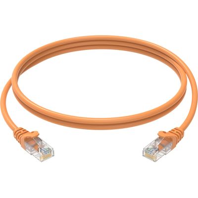 Conexpro patch kabel UTP, CAT5e, 1m, oranžový