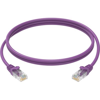 Conexpro patch kabel UTP, CAT6, 2m, fialový