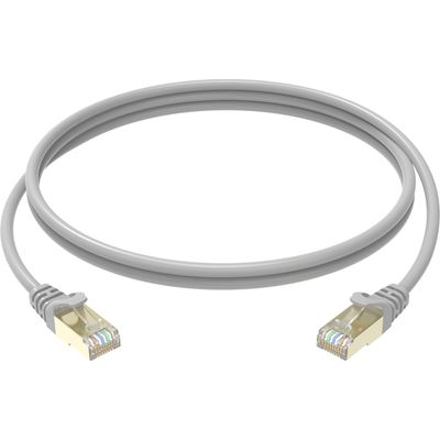 Conexpro slim patch kabel STP, CAT6A, 10m, šedý