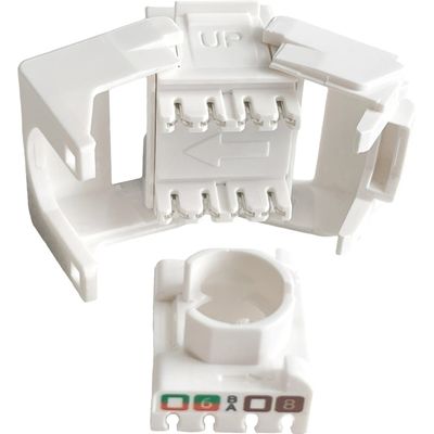 Conexpro beznástrojový keystone UTP, CAT6, bílý
