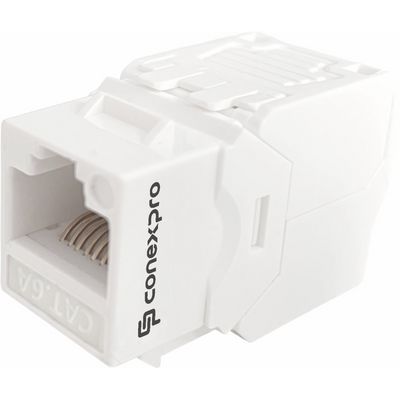 Conexpro beznástrojový keystone UTP, CAT6A, bílý
