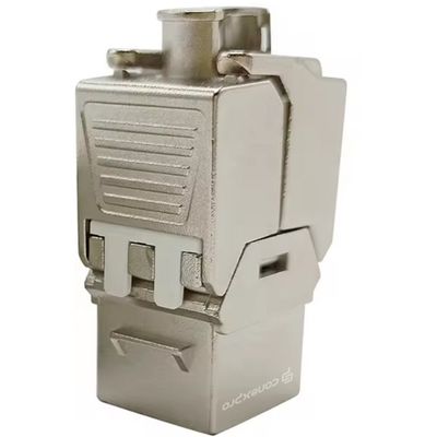 Conexpro beznástrojový keystone FTP, CAT5E, stříbrný