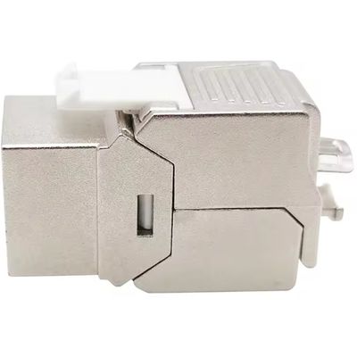 Conexpro beznástrojový keystone FTP, CAT6A, stříbrný