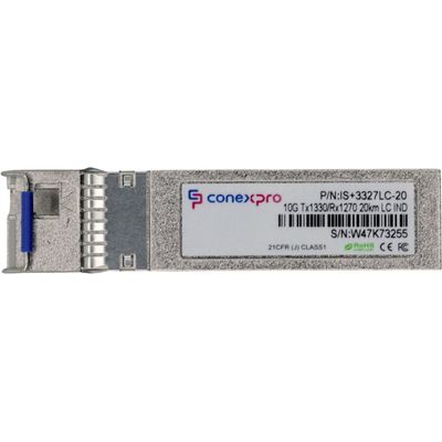 Conexpro 10G SFP+ průmyslový optický modul, WDM/BiDi, SM, Tx1330/Rx1270nm, 20km, 1x LC, DDM
