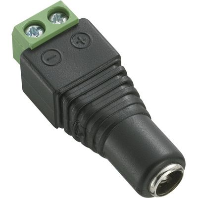 Conexpro DC napájecí konektor zásuvka 2.1x5.5 mm se svorkovnicí