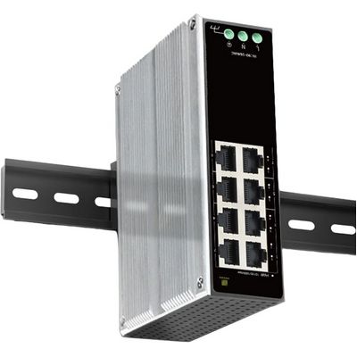 Conexpro GNT-IG1008GL-AC, Průmyslový switch na DIN lištu, 8x LAN