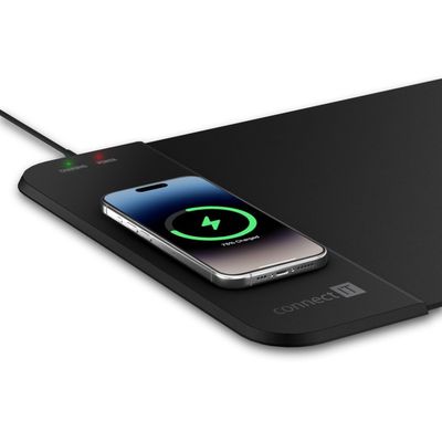 CONNECT IT CHARGE podložka pod klávesnici a myš s nabíjením, vel. L (800 × 300 mm)