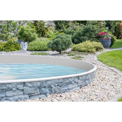 CF Bazénová fólie Grey pro bazén o 3,6 m x 1,1 m