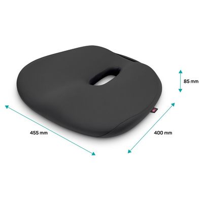 CONNECT IT FOR HEALTH BetaPro Anatomický polštář na židli, ŠEDÝ