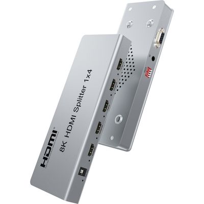 PremiumCord HDMI 2.1 splitter 1-4 porty, 8K@60Hz, 4K@120Hz, 1080p, HDR