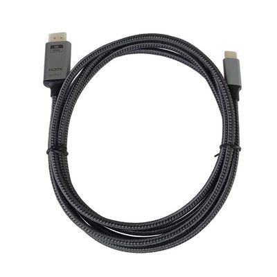 PremiumCord USB-C na HDMI kabel 2m rozlišení obrazu 8K@60Hz,4K@144Hz Aluminium