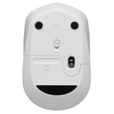 Logitech Wireless Mouse M171, bílá