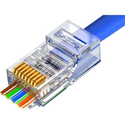 Conexpro průchozí konektor RJ45 UTP, CAT6, Wire Cross