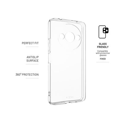 TPU gelové pouzdro FIXED pro Xiaomi Redmi A3, čiré