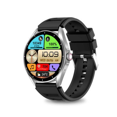 Chytré hodinky ALIGATOR Watch AMOLED, stříbrné