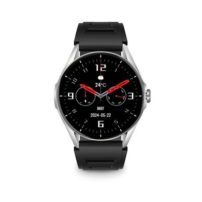 Chytré hodinky ALIGATOR Watch AMOLED, stříbrné