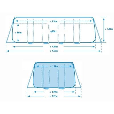 Marimex Bazén Florida Premium 2,00x4,00x1,00 m komplet + KF M1 (10340179)