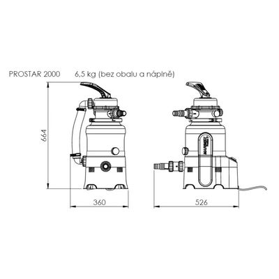 Marimex Filtrace písková ProStar 2000 (10604331)
