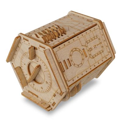 EscapeWelt Dřevěný hlavolam Secret Treasure Box