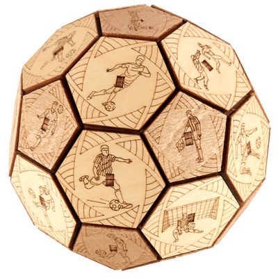 EscapeWelt Dřevěný hlavolam Quest Ball
