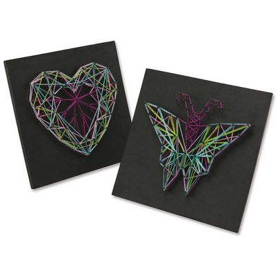 Lena String Art motýl a srdce