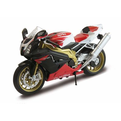 Welly Motocykl Aprilia RSV 1000R Factory 1:10 červený