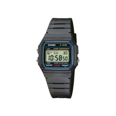 Casio F-91W-1YEG Pánské digitální náramkové hodinky