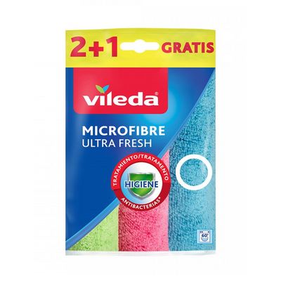 Vileda 167602 Univerzální utěrka Microfibre Ultra Fresh 3 ks