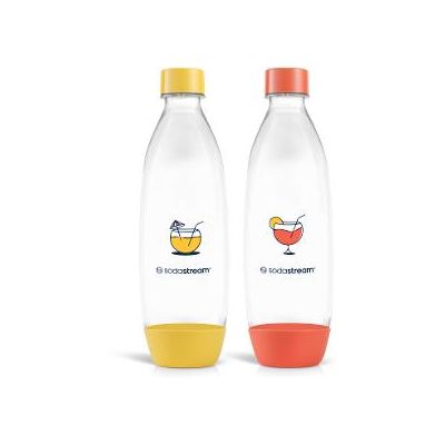 SodaStream Lahev FUSE 2x 1 l, oranžová/žlutá