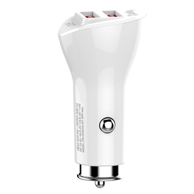 ColorWay 2x USB nabíječka do auta 36W, bílá