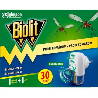 Biolit elektrický odpařovač s tekutou náplní Eukalyptus 30 nocí 21ml + strojek