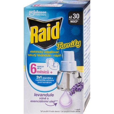 Raid Family tekutá náplň do elektrického odpařovače Levandule 21ml