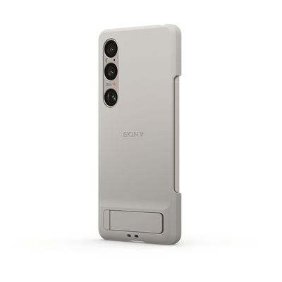 Sony Xperia Stand Cover pro Xperia 1 VI 5G stříbrné