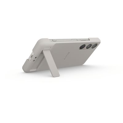 Sony Xperia Stand Cover pro Xperia 1 VI 5G stříbrné