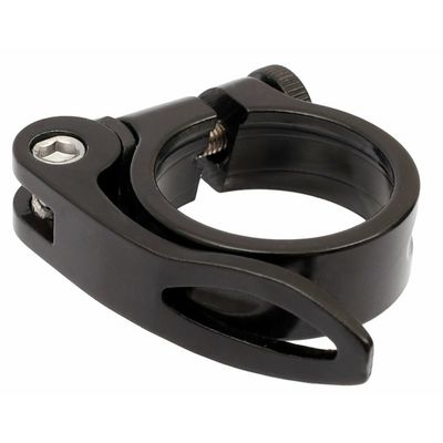 podsedlová objímka BASIC 34,9 mm rychloupínací matná černá